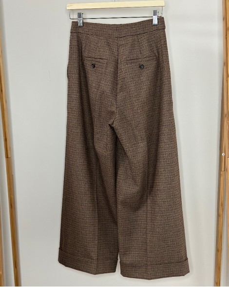Kalhoty dámské Max Mara hnědé